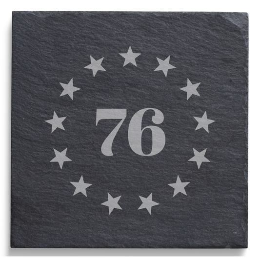 USA 250 Slate Coaster Collection – Patriotic American Heritage Coasters