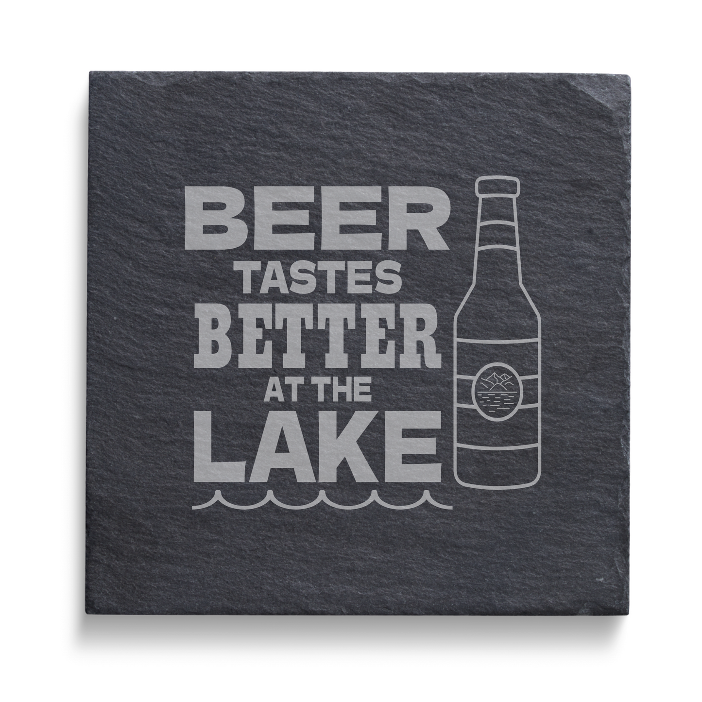 Slate Coaster - Lake Life (Various Styles)