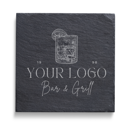 Slate Coaster - Your Logo or Design