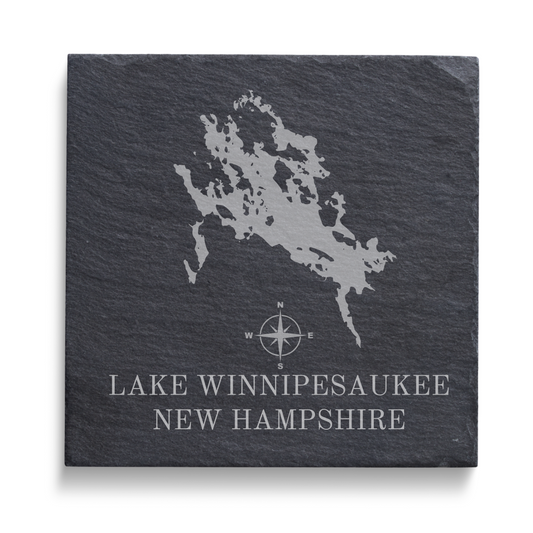 Slate Coaster - Lake Series (Choose Your Lake)