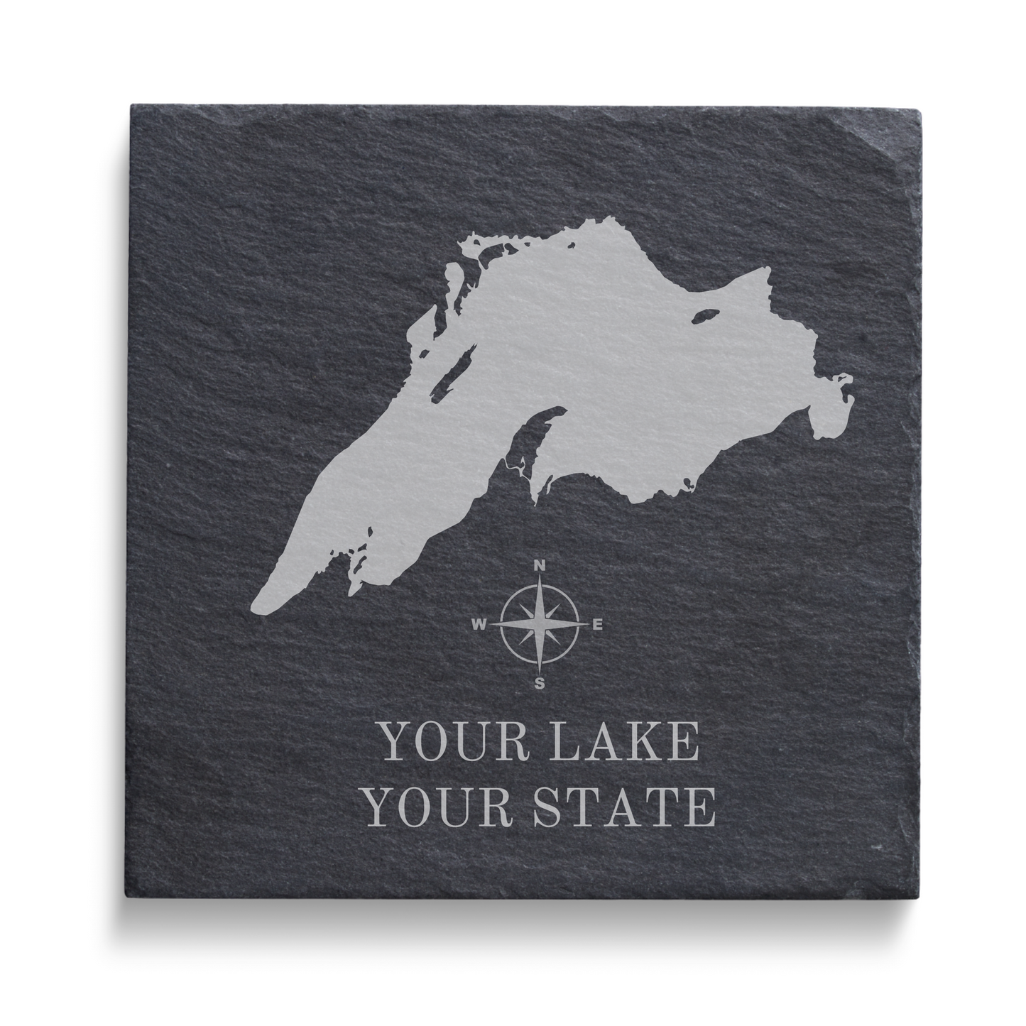 Slate Coaster - Lake Series (Choose Your Lake)
