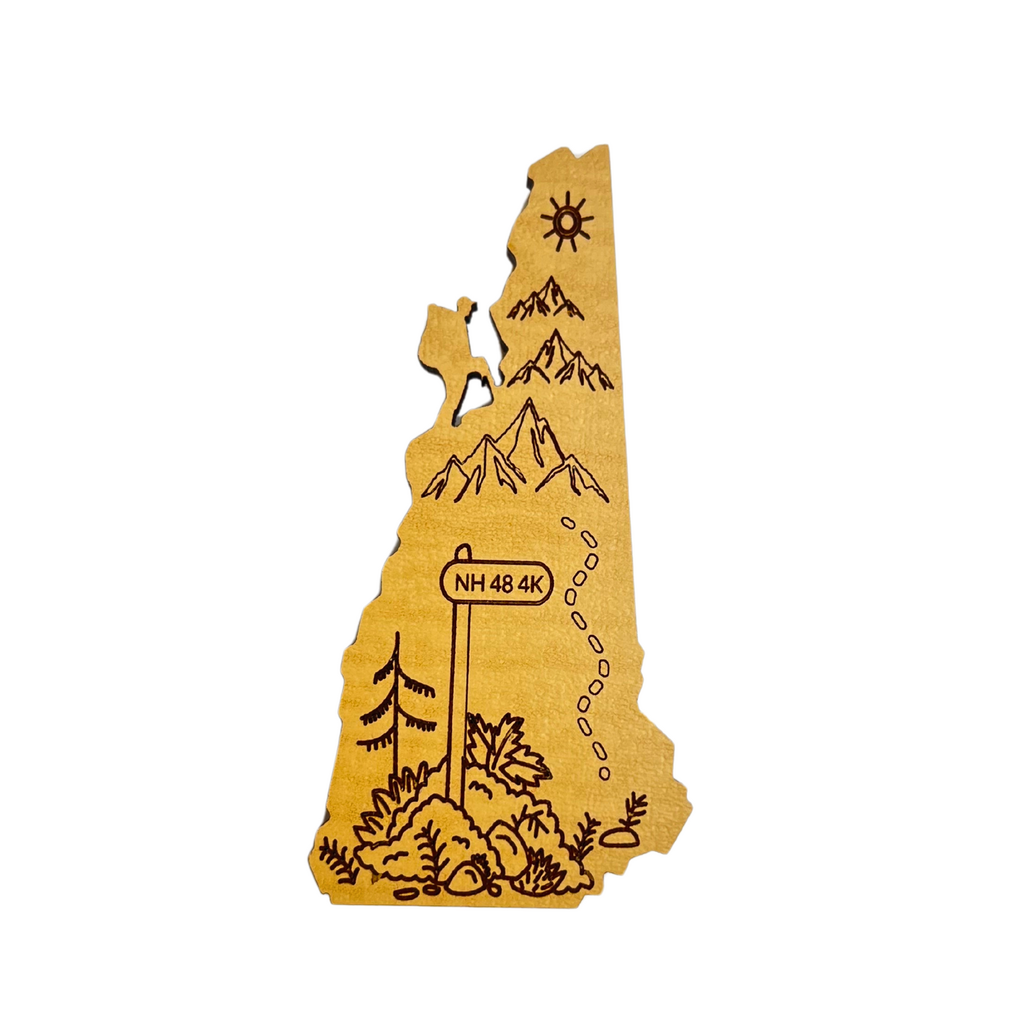 Magnet - New Hampshire 48 4K (Hiker)