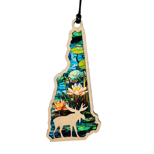 New Hampshire Suncatcher - Moose