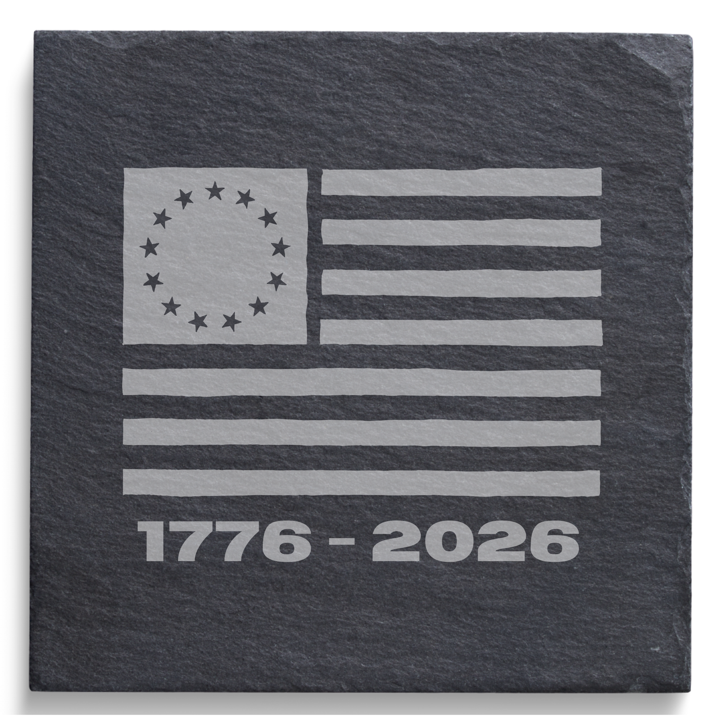 USA 250 Slate Coaster Collection – Patriotic American Heritage Coasters
