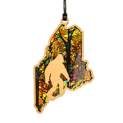 Maine Suncatcher - Big Foot  - 5” Window Decor