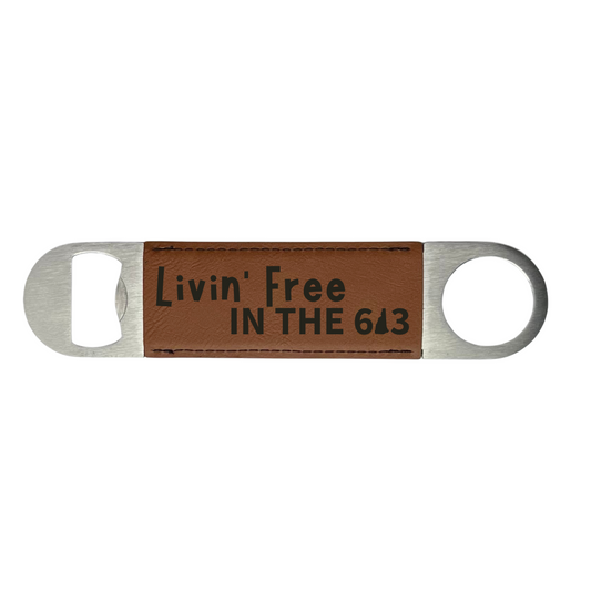 Livin' Free in the 603 Bottle Opener – Stainless Steel