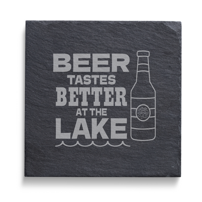 Slate Coaster - Lake Life (Various Styles)