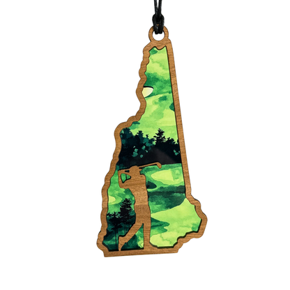Golf NH Suncatcher – New Hampshire Golf Window Décor