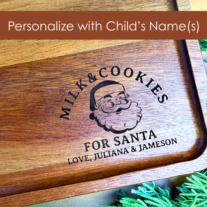 Milk and Cookies for Santa - Tray & Coaster Set