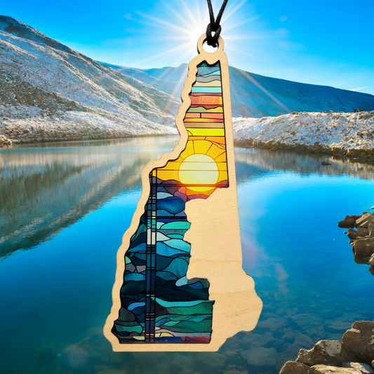 New Hampshire Suncatcher - Old Man of the Mountain