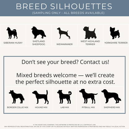 Personalized Leatherette Bookmark with Script Name & Dog Breed Edition