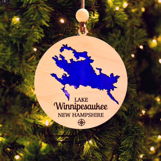 Lake Series - Premium 3.5" Wood and Acrylic Ornaments