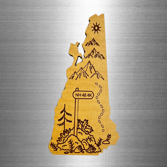 Magnet - New Hampshire 48 4K (Hiker)