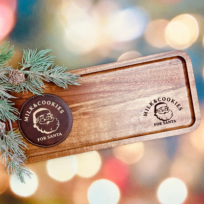 Milk and Cookies for Santa - Tray & Coaster Set