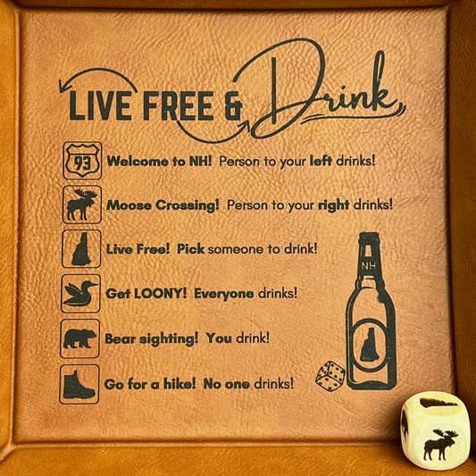 Dice Game - Live Free and Drink