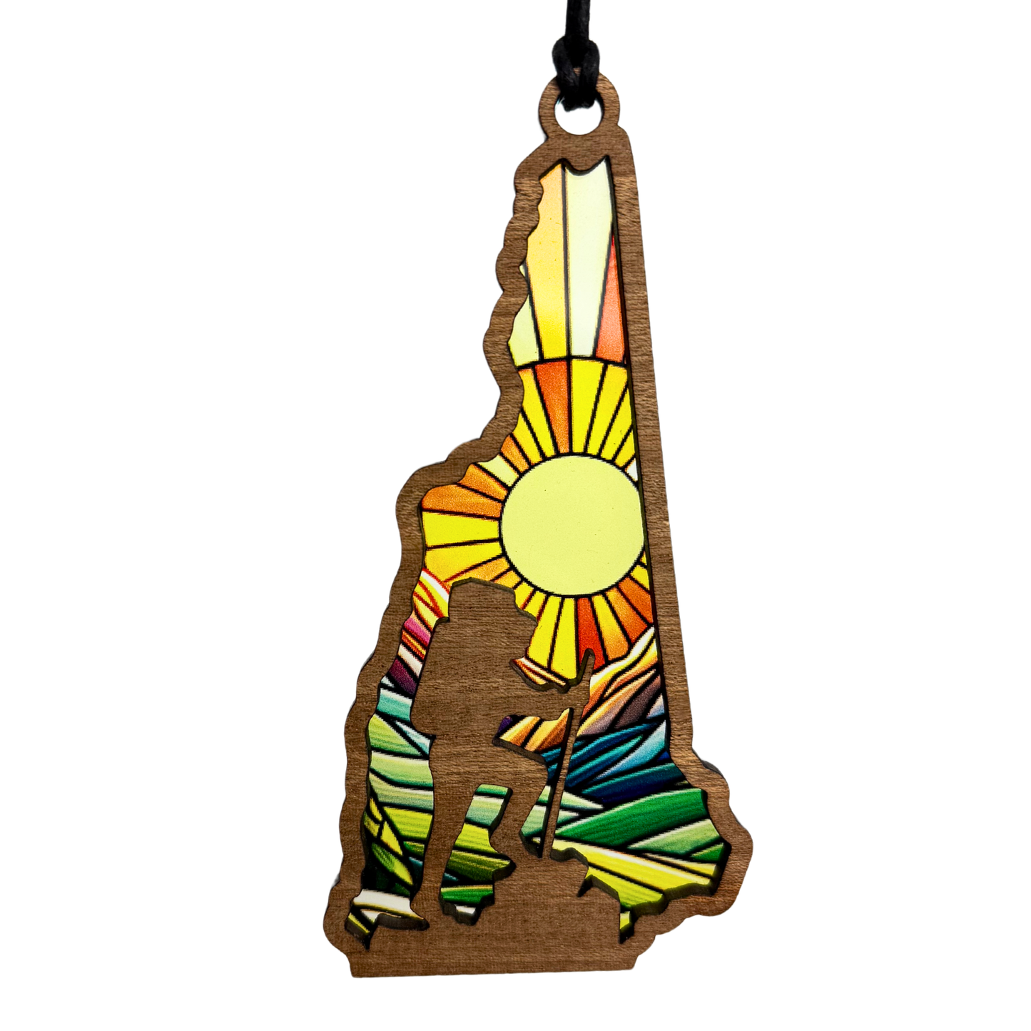 New Hampshire Suncatcher - Hiking