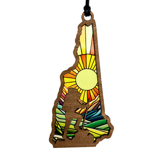 New Hampshire Suncatcher - Hiking