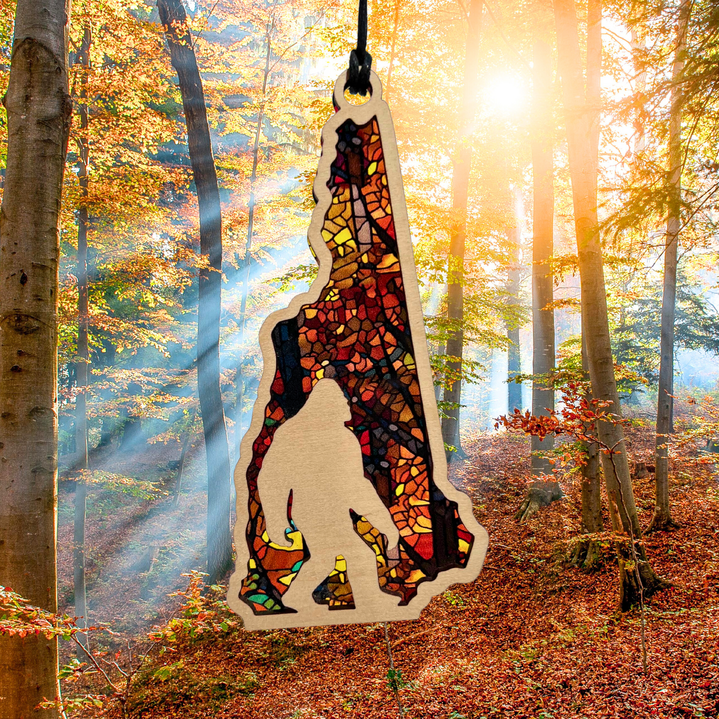 New Hampshire Suncatcher - Big Foot